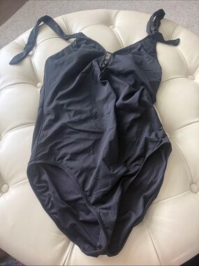 Black One-Piece Swimsuit